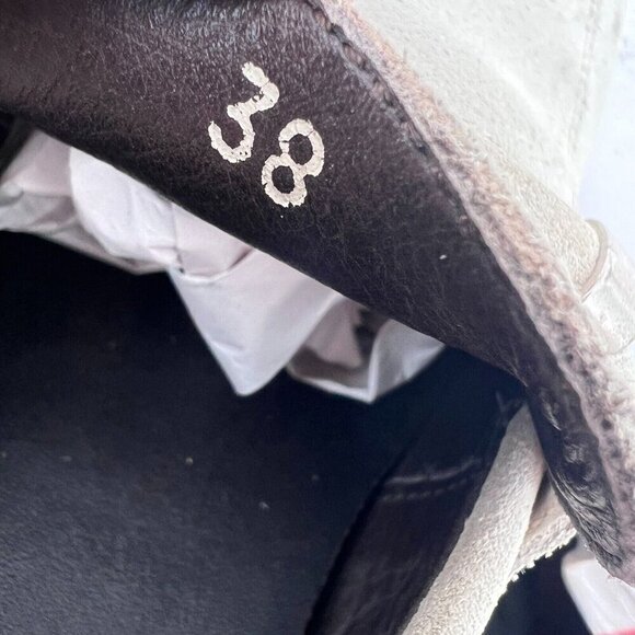 Tod's Women Size EU 38.5 US 8.5 Light Grey Suede Penny Loafer Low Heel Shoes - Picture 12 of 13